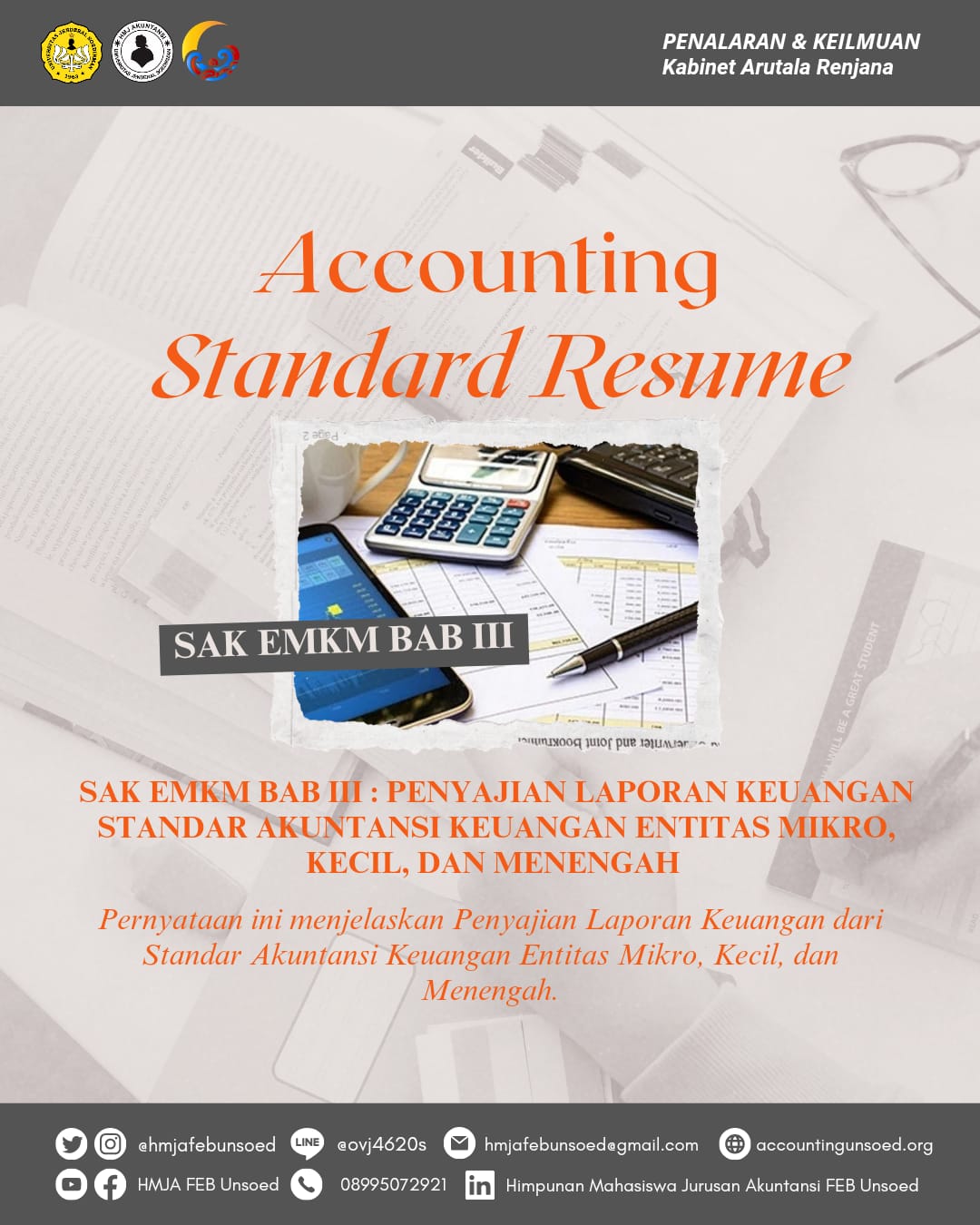 SAK EMKM BAB III : PENYAJIAN LAPORAN KEUANGAN STANDAR AKUNTANSI KEUANGAN ENTITAS MIKRO, KECIL, DAN MENENGAH