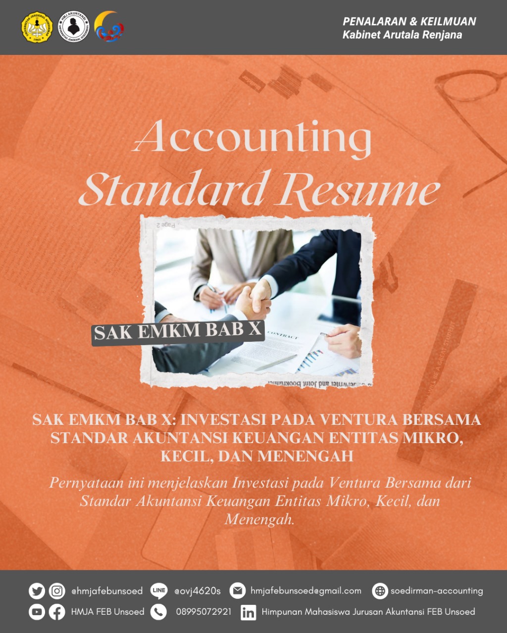 SAK EMKM BAB X: INVESTASI PADA VENTURA BERSAMA STANDAR AKUNTANSI KEUANGAN ENTITAS MIKRO, KECIL, DAN MENENGAH