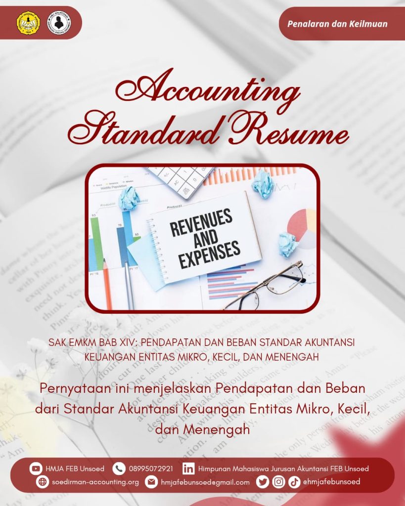 SAK EMKM – BAB XIV PENDAPATAN DAN BEBAN