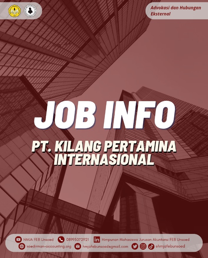 JOB INFO ( PT Kilang Pertamina Internasional )