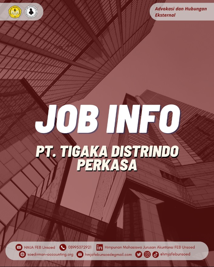 JOB INFO ( PT. TIGAKA DISTRINDO PERKASA )