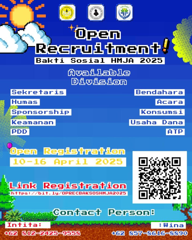 OPEN RECRUITMENT BAKTI SOSIAL HMJA 2025