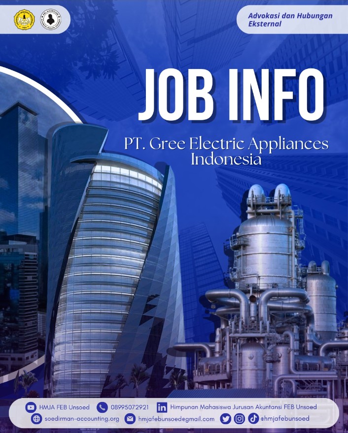JOB INFO (PT. Gree Electric Appliances Indonesia)