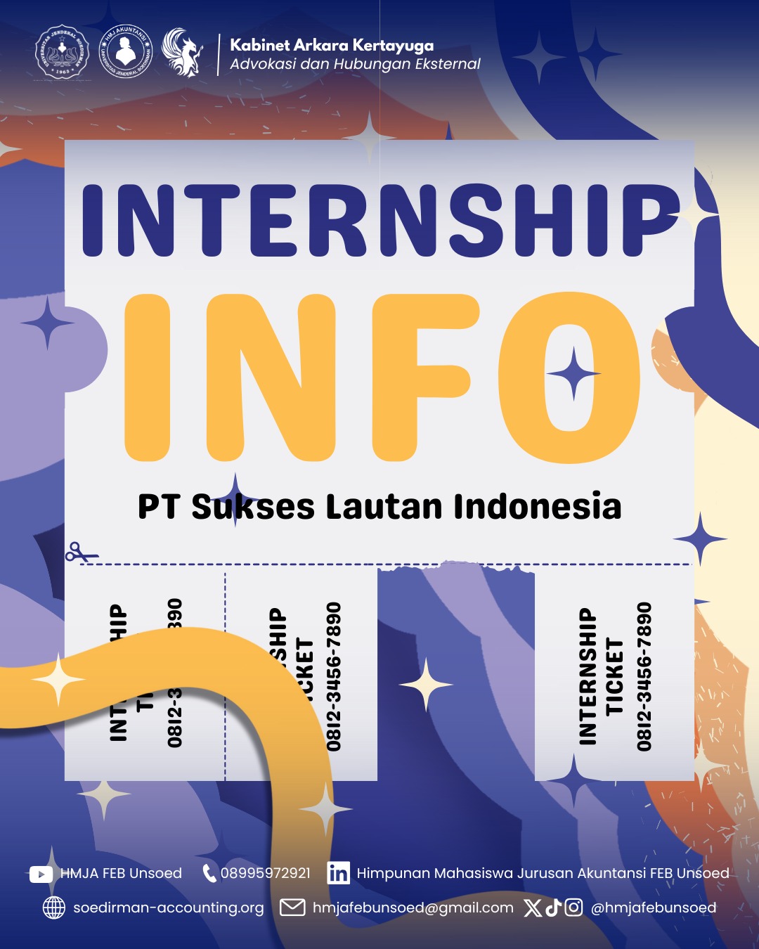 INTERNSHIP INFO (PT Sukses Lautan Indonesia (Sulindo))
